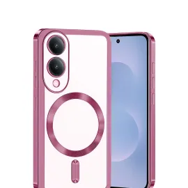 Newface Samsung Galaxy S25 Edge Kross Magneticsafe Kapak - Rose