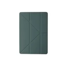 Newface Samsung Galaxy T737 Tab S7 Fe 12.4 Kılıf Kalemlikli Mars Tablet Kılıfı - Koyu Yeşil