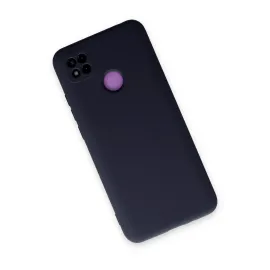 Newface Xiaomi Redmi 9C Kılıf Nano Içi Kadife Silikon - Lacivert