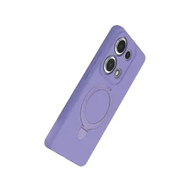 Newface Xiaomi Redmi Note 13 Pro 4G Regal Magsafe Standlı Kapak - Lila