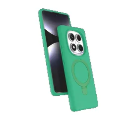 Newface Xiaomi Redmi Note 14 Pro 5G Regal Magsafe Standlı Kapak - Yeşil