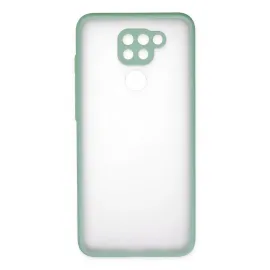 Newface Xiaomi Redmi Note 9 Kılıf Montreal Silikon Kapak - Turkuaz