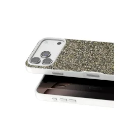 Onegif Apple Iphone 17 Pro Max Bright Simli Kapak - Çöl Titanyum