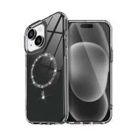Newface Apple Iphone 14 Live Diamond Magsafe Kapak - Siyah