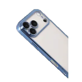 Newface Apple Iphone 17 Pro Max Razer Lensli Silikon - Açık Mavi