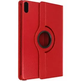 Newface Huawei Matepad 11 10.9 360 Tablet Deri Kılıf - Kırmızı