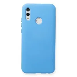 Newface Huawei P Smart 2019 Kılıf Nano Içi Kadife Silikon - Mavi