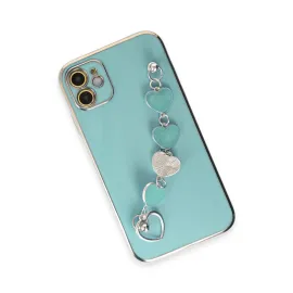 Newface Iphone 12 Kılıf Esila Silikon - Su Yeşili