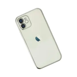 Newface Iphone 12 Kılıf Razer Lensli Silikon - Gümüş