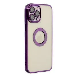 Newface Iphone 12 Pro Kılıf Slot Silikon - Mor