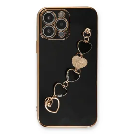 Newface Iphone 13 Pro Kılıf Esila Silikon - Siyah