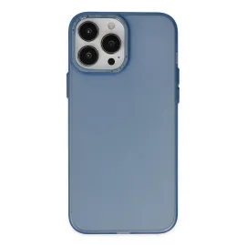 Newface Iphone 13 Pro Max Kılıf Modos Metal Kapak - Lacivert