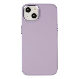 Newface Iphone 14 Plus Kılıf Asya Deri Silikon - Lila