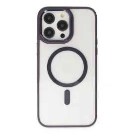 Newface Iphone 14 Pro Max Kılıf Room Magneticsafe Silikon - Derin Mor