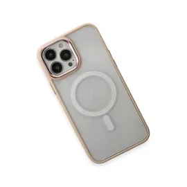 Newface Iphone 15 Pro Max Kılıf Room Magneticsafe Silikon - Pudra