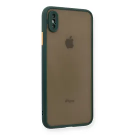 Newface Iphone Xs Max Kılıf Montreal Silikon Kapak - Yeşil
