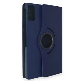 Newface Lenovo Tab M8 Kılıf 360 Tablet Deri Kılıf - Lacivert