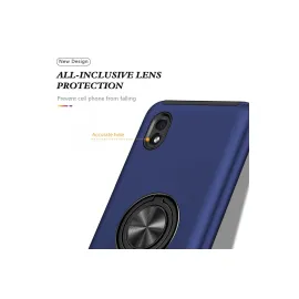 Newface Samsung Galaxy A01 Core Kılıf Elit Yüzüklü Kapak - Lacivert