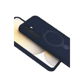 Newface Samsung Galaxy A35 5G Regal Magsafe Standlı Kapak - Lacivert