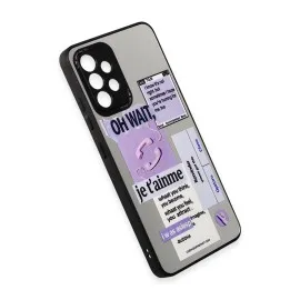 Newface Samsung Galaxy A52 Kılıf Mirror Desenli Kapak - Mirror - 4