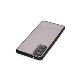 Newface Samsung Galaxy S20 Fe Kılıf Razer Lensli Silikon - Siyah