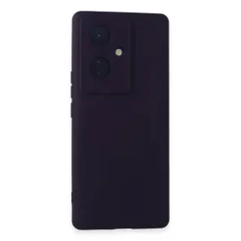 Newface Vivo V29 Lite Kılıf Nano Içi Kadife Silikon - Mor