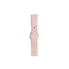 Newface Watch 22mm Spor Delikli Kordon - Pembe-Beyaz