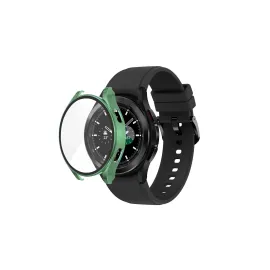 Newface Watch 5 44mm Wall Camlı Kasa Ekran Koruyucu - Koyu Yeşil