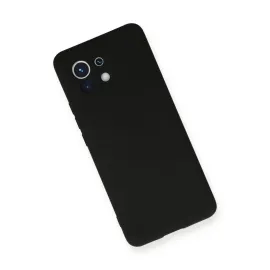 Newface Xiaomi Mi 11 Kılıf Nano Içi Kadife Silikon - Siyah