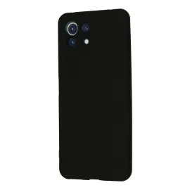 Newface Xiaomi Mi 11 Lite Kılıf Nano Içi Kadife Silikon - Siyah