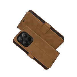 Newface Xiaomi Mi 15T Trend S Plus Kapaklı Kılıf - Taba