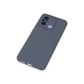 Newface Xiaomi Redmi 12C Kılıf Nano Içi Kadife Silikon - Gri