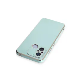 Newface Xiaomi Redmi 12C Kılıf Volet Silikon - Açık Yeşil