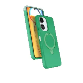 Newface Xiaomi Redmi 13C Regal Magsafe Standlı Kapak - Yeşil