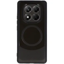 Newface Xiaomi Redmi Note 14 Pro 5G Kılıf Maya Karbon Kapak - Siyah