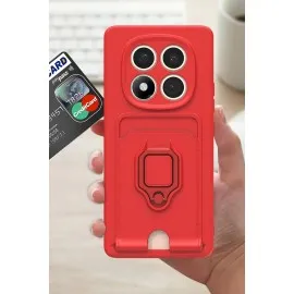 Newface Xiaomi Redmi Note 14 Pro Plus Kılıf Zuma Kartvizitli Yüzüklü Silikon - Lila