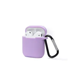 Newface Airpods 2 (2.nesil) Sert Silikon Kılıf - Lila