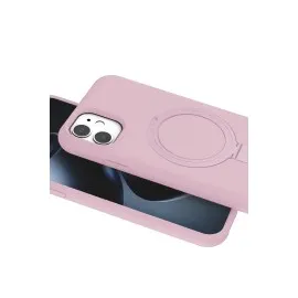 Newface Apple iPhone 11 Regal Magsafe Standlı Kapak - Açık Pembe