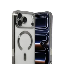 Newface Apple Iphone 17 Pro Max Kross Magneticsafe Kapak - Titan Gri