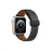 Newface Apple Watch 38mm KR414 Daks Deri Kordon - Siyah