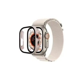 Newface Apple Watch Ultra 49Mm Desert Camlı Kasa Ekran Koruyucu - Metalik Gold