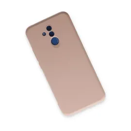 Newface Huawei Mate 20 Lite Kılıf Nano Içi Kadife Silikon - Pudra