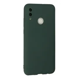 Newface Huawei P Smart 2019 Kılıf Nano Içi Kadife Silikon - Koyu Yeşil