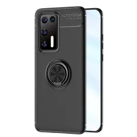 Newface Huawei P40 Kılıf Range Yüzüklü Silikon - Siyah