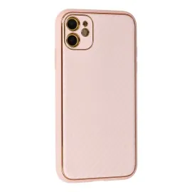 Newface Iphone 12 Kılıf Coco Karbon Silikon - Pembe