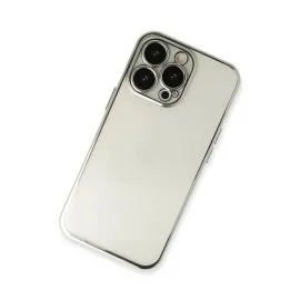 Newface Iphone 13 Pro Max Kılıf Razer Lensli Silikon - Gümüş
