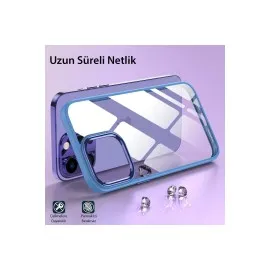 Newface Iphone 15 Pro Max Kılıf Power Silikon - Lila