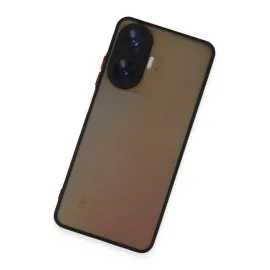 Newface Realme C55 Kılıf Montreal Silikon Kapak - Siyah