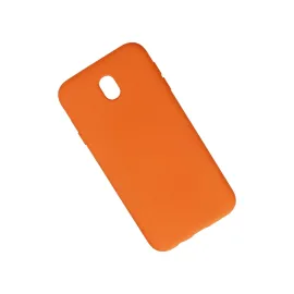 Newface Samsung Galaxy J7 Pro / J730 Kılıf Nano Içi Kadife Silikon - Turuncu