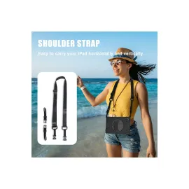 Newface Samsung Galaxy T220 Tab A7 Lite 8.7 Kılıf Amazing Tablet Kapak - Siyah